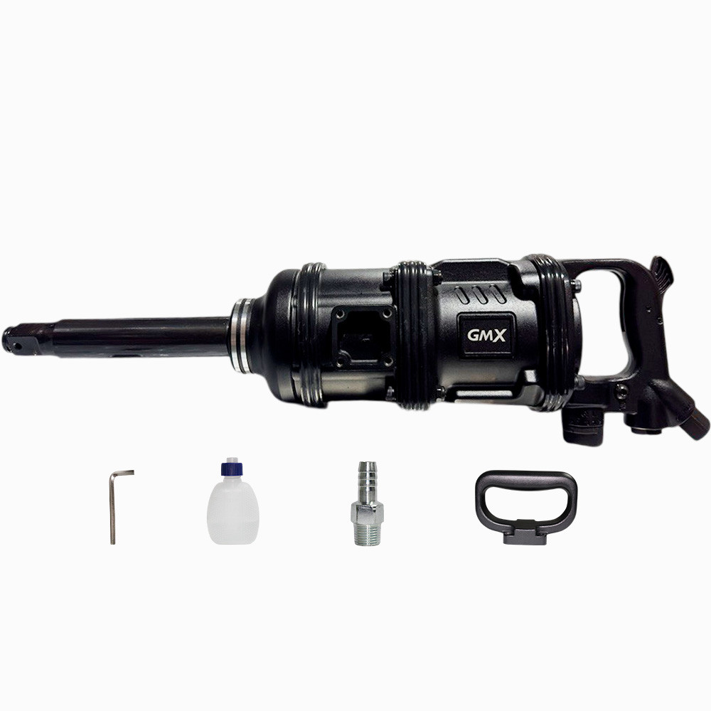 Chave de Impacto Pneumática 1" GMX G11 455Kgfm Bigorna Longa Uso Profissional - Home & Living