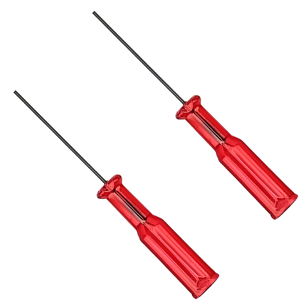 2 Chave Allen Vermelha 1.5mm Para Troca De Agulha Em Máquinas Industriais Overloque