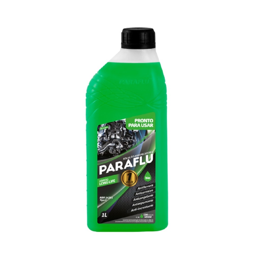 PARAFLU BIO HIBRIDO PRONTO PARA USO VERDE - CX-12x1L