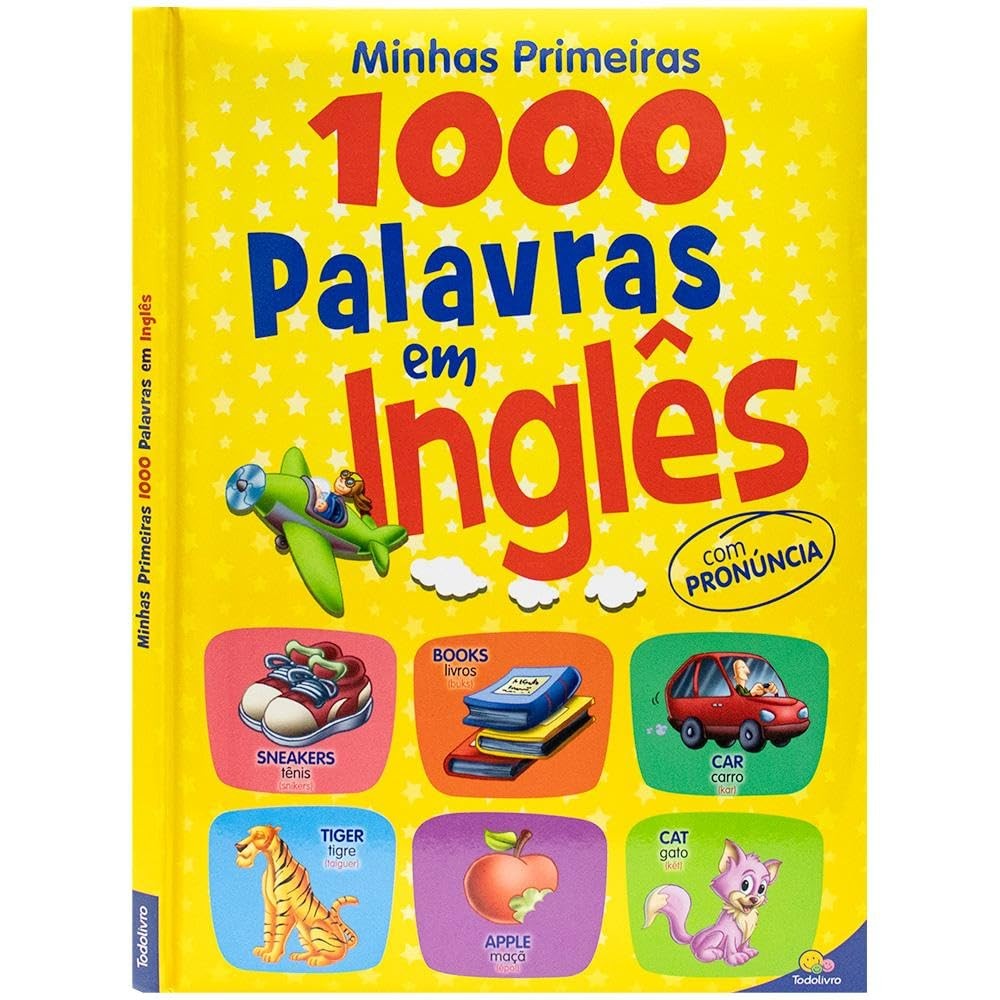 Minhas Primeiras 1.000 Palavras em Inglês  | Capa Dura em Oferta na Shopee