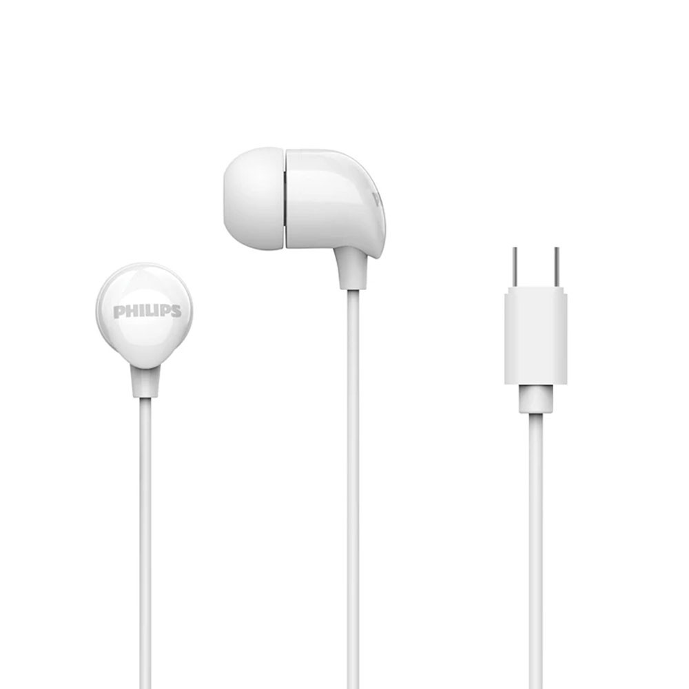 Fone de ouvido com microfone preto USB-C TAE2146WT Philips