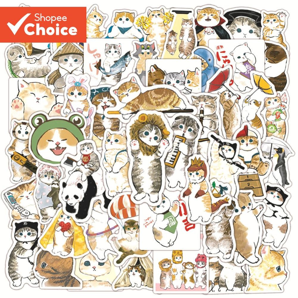 50Pcs Autocolantes Grafite Lnk Cat Série Cute Stickers Malas de Tel DIY Decorativos