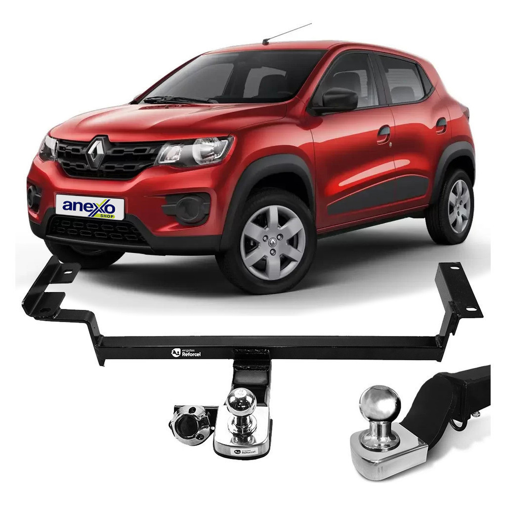 Engate Renault Kwid 2017 A 2024 Reboque Rabicho Tração 500kg