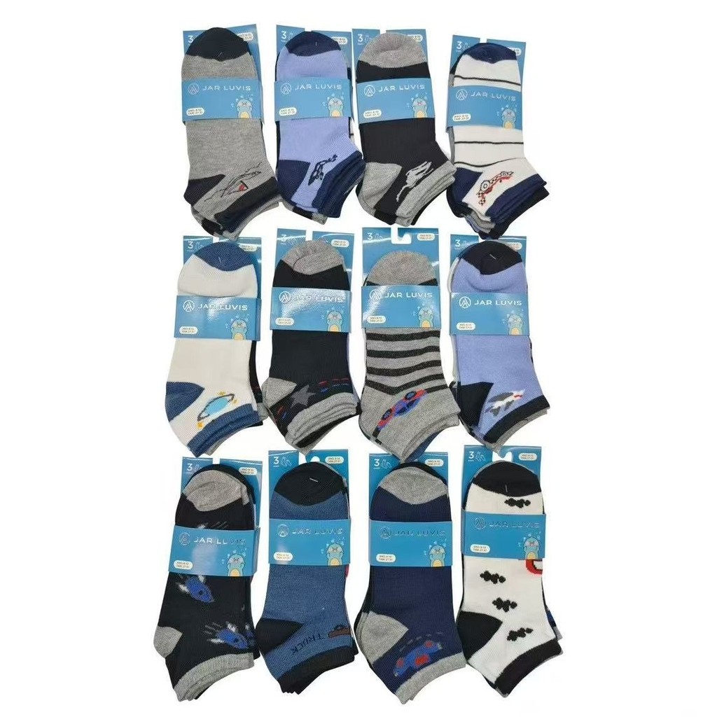 Kit Pares de Meias Infantil e Bebê Menino Estampadas em Oferta na Shopee