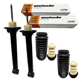 Par 2 Amortecedor Traseiros Gol Voyage G5 G6 + Kits Batentes em Oferta na Shopee