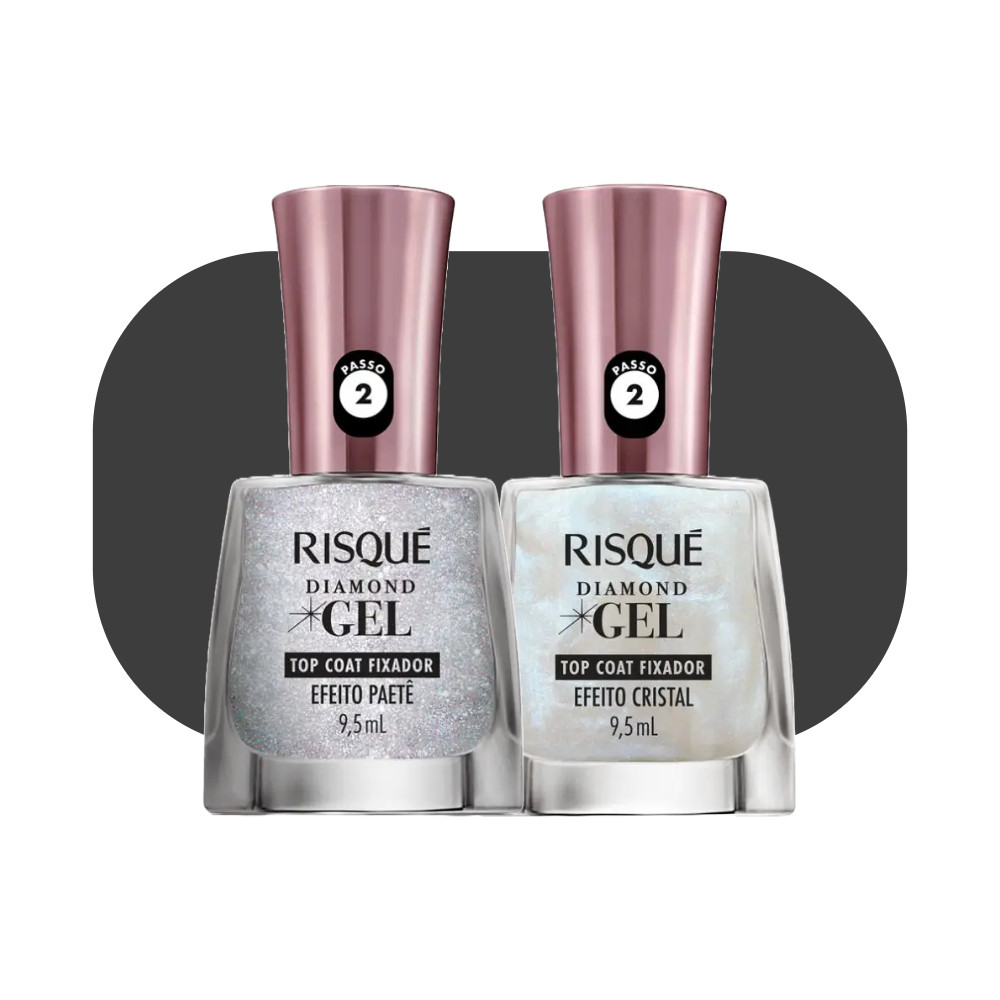 Esmalte Risqué Diamond Gel Top Coat