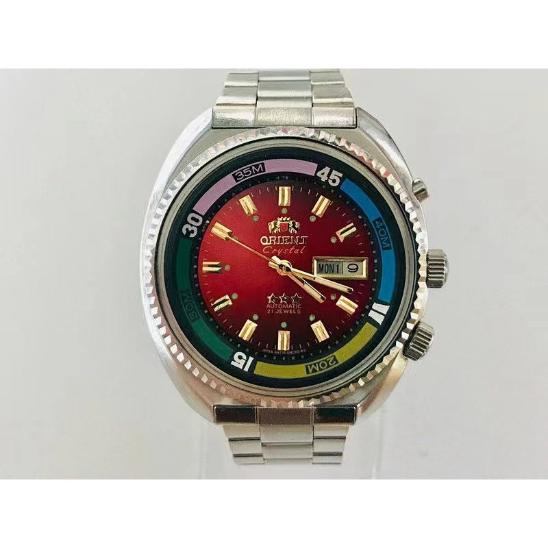 Relógio Automático de Moda Orient Relógio Mecânico de Três Ponteiros Série Relógio Masculino Marca Top Estilo Atmosféric