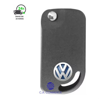Chave Canivete Vw Volks Volkswagen Seca Sem Botão Lisa Oca em Oferta na Shopee