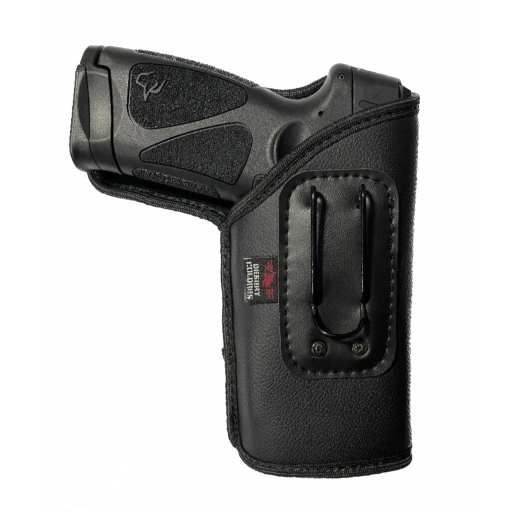 Coldre Velado Interno Para G3c /G2c / C11/ G11/ Th40c/ 838c/ PT640(Com Lanterna) Em Neoprene e Couro P.U Desert Coldres