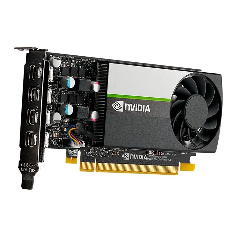 Imagem Placa de Vídeo PNY Quadro Nvidia RTX T1000, 8GB, GDDR6, 128 Bits - VCNT10008GB-PB