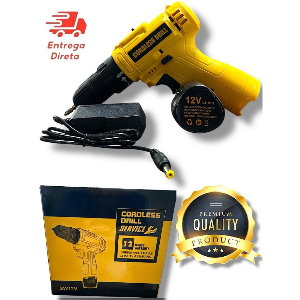 Furadeira Parafusadeira Compacta e Potente - Comprar com Melhor Preço em Ferramentas e Melhorias para a Casa