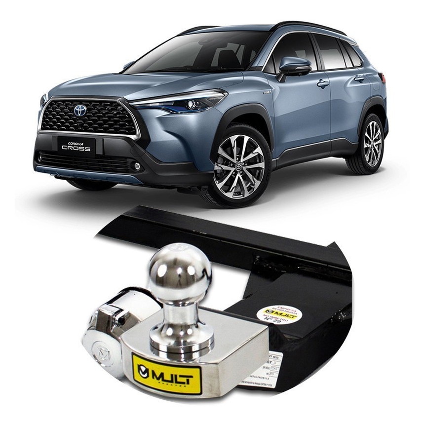 Reboque Automotivo Fixo Mult Engates Toyota Corolla Cross 2022 Xr/xre/xrv Ideal para Transporte de Veículos