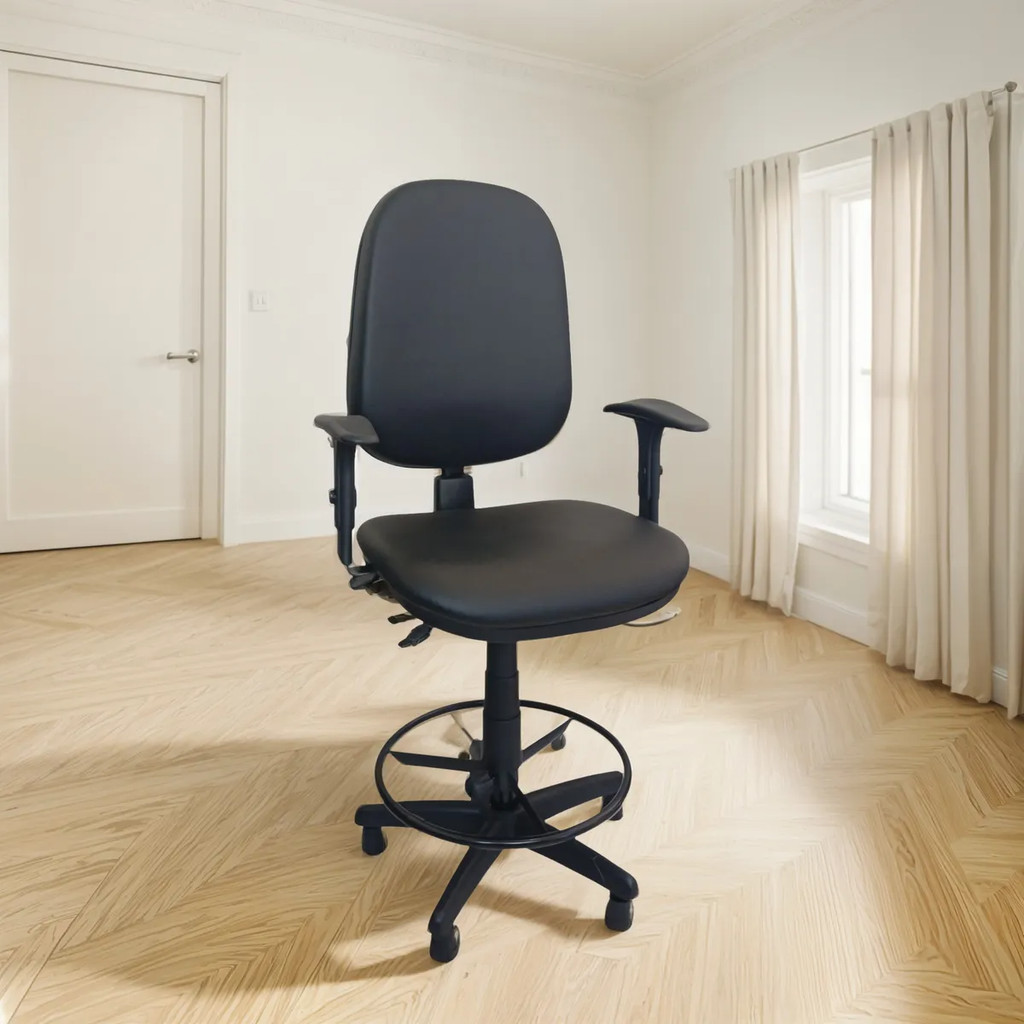 Cadeira Caixa Diretor Work Ergonômica NR17 – Back System - com Braços
