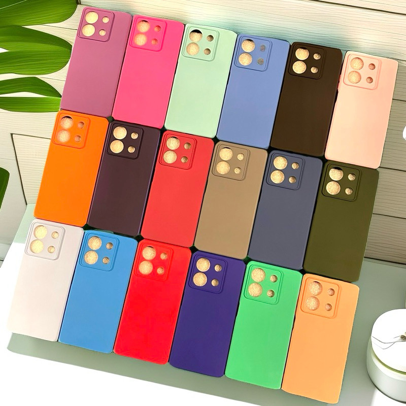 Capa Capinha Aveludada Para Celular Redmi Note 13 Pro 4G Com Interior Aveludado de Silicone