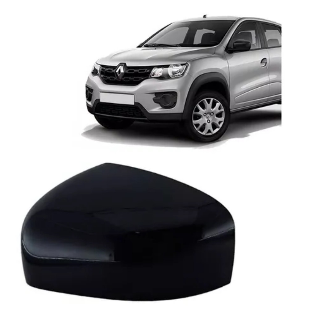 Capa Retrovisor Kwid 2017 a 2023 S/Pisca Black Piano LE