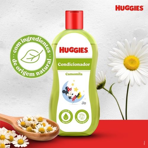 Detalhes do Kit 3 - Condicionador Huggies Hora de Sonhar para bebê 200ml