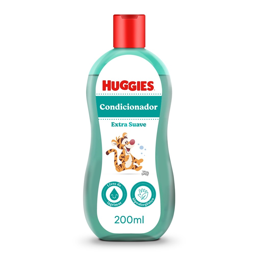 Condicionador Huggies Extra Suave para bebê 200ml - Mom & Baby