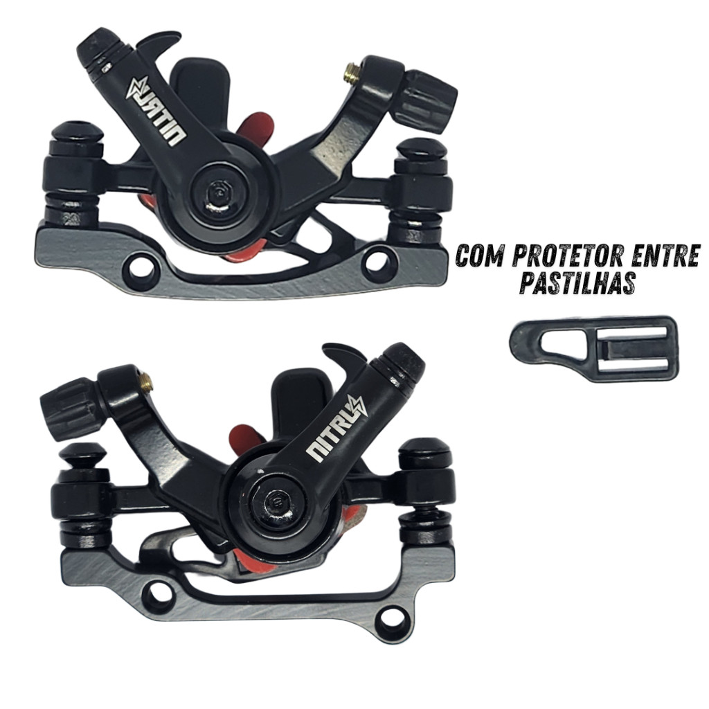 Pinça de Freio Mecanico Bicicleta C/ Pastilha Bike GTS ABSOLUTE NITRUS