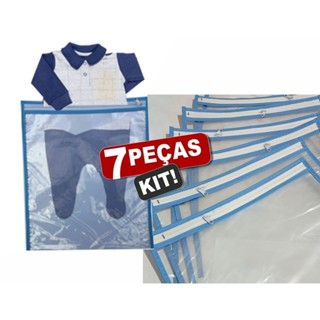 kit com 7 Saco Envelope Impermeável com Zíper para roupa suja molhada Maternidade 27 x 33 em Oferta na Shopee