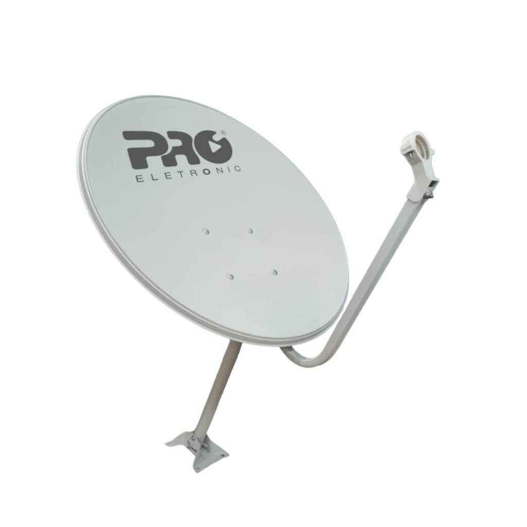 Antena alto ganho Canais TV AVS 60cm PQKU-6037 PROELETRONIC