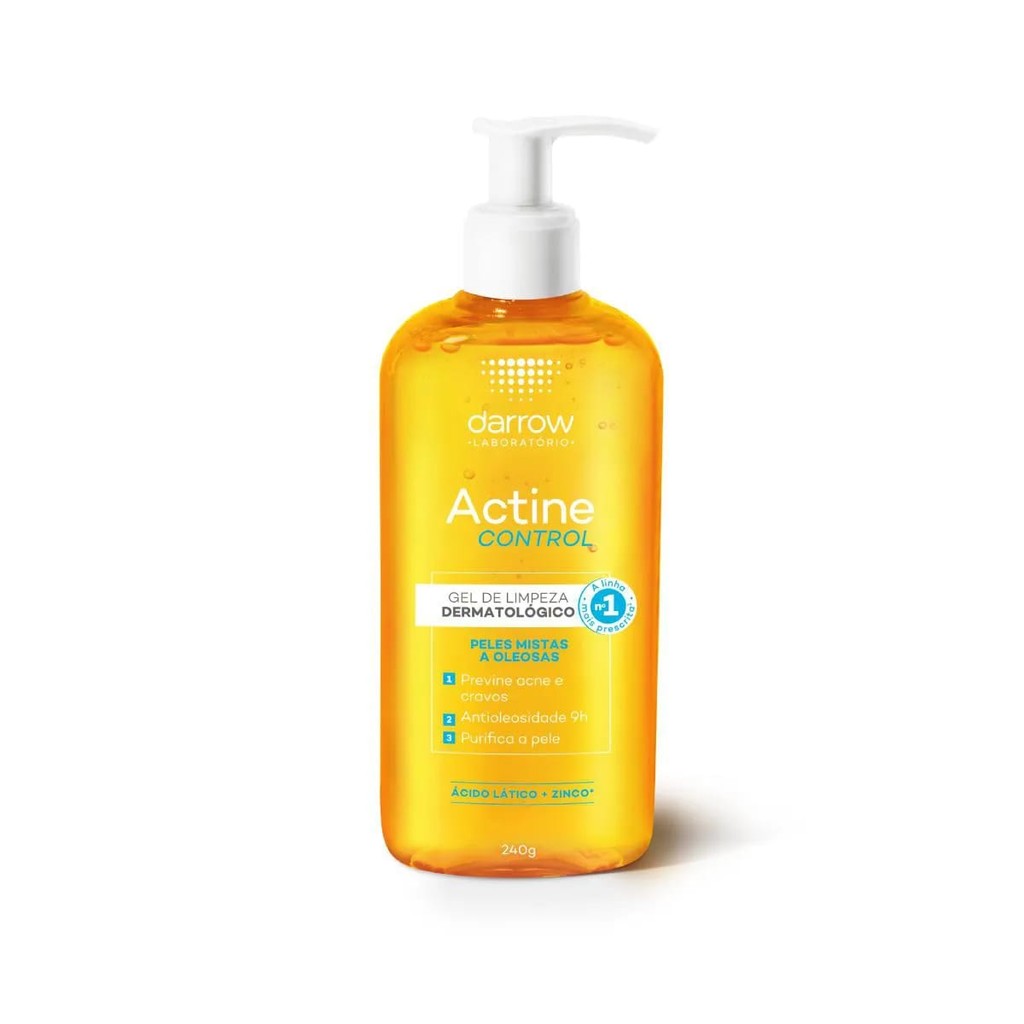 Gel de Limpeza Facial Actine Control Peles Mistas a Oleosas 400g