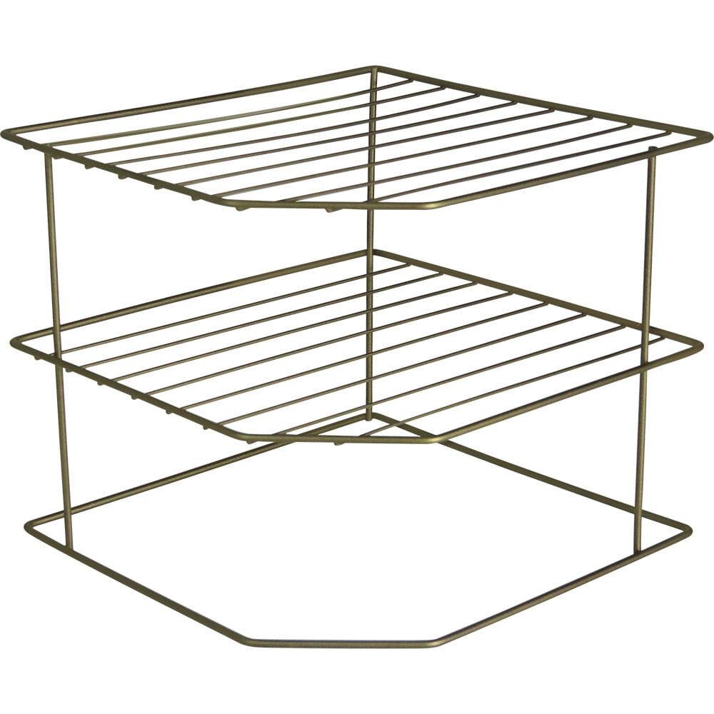 Suporte de Pratos Horizontal 3 Níveis Verde Oliva Bel em Oferta na Shopee