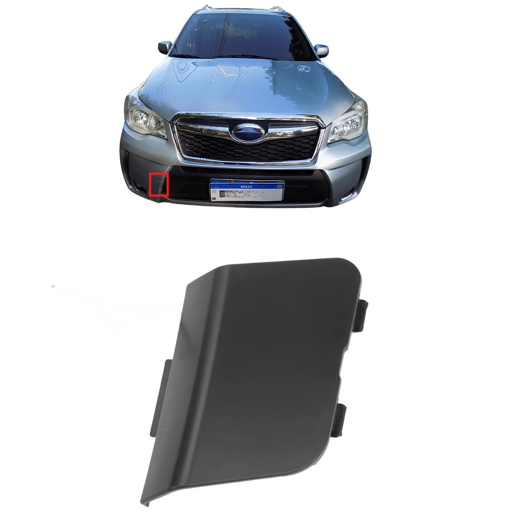 Tampa Reboque Parachoque Dianteiro Suba Forester 2014 2015 2016 57731sg070 Moldura Acabamento Tampinha Capinha Gancho