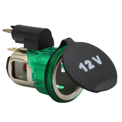 Tomada Para Alimentação Universal 12v Com tampa