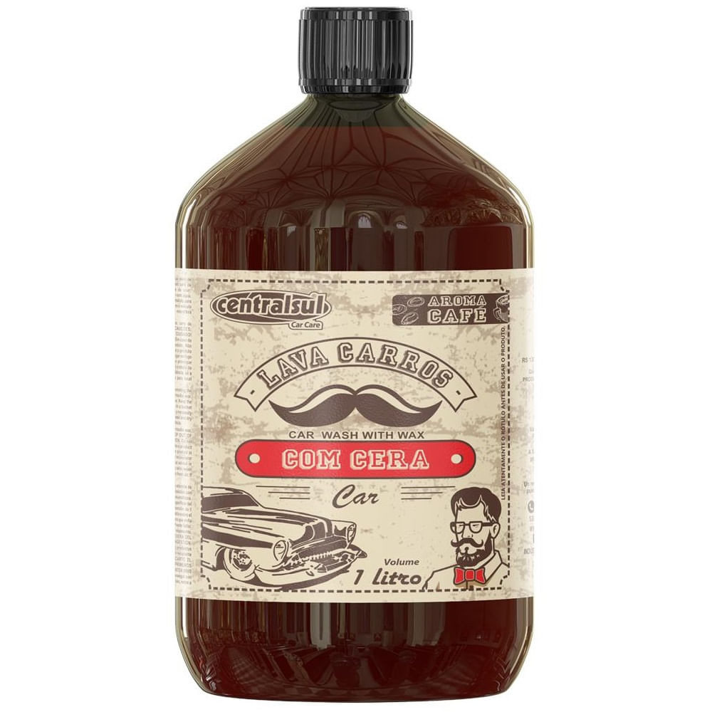 Shampoo Lava Carros com Cera 1 Lt - CentralSul em Oferta na Shopee