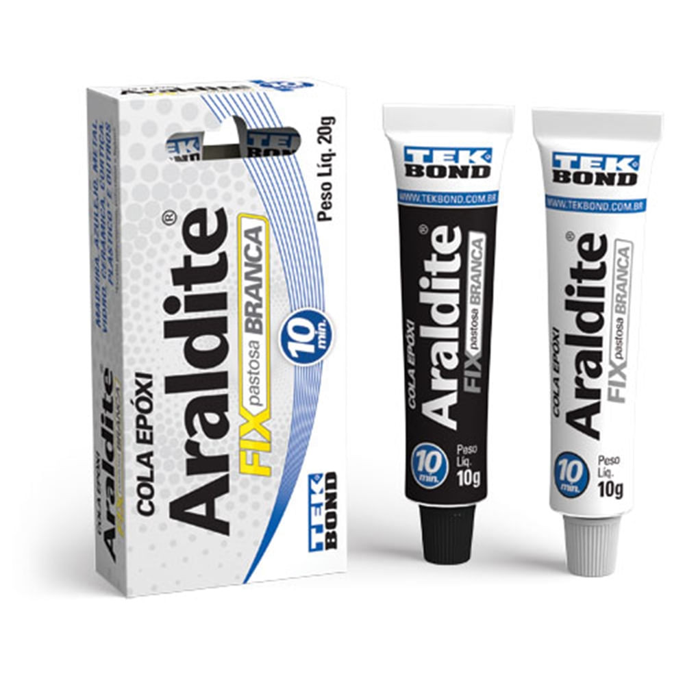Adesivo S.O.S Araldite Fix Branco 20G - Tekbond em Oferta na Shopee