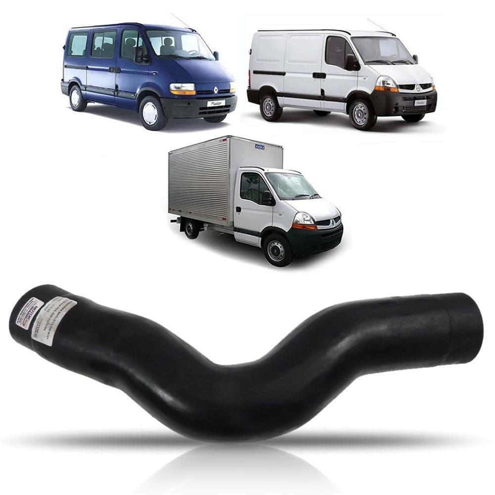 MANGUEIRA INTERCOOLER SUPERIOR PEQUENA (LADO DIREITO) RENAULT MASTER 2.8 TURBO 2002 a 2009