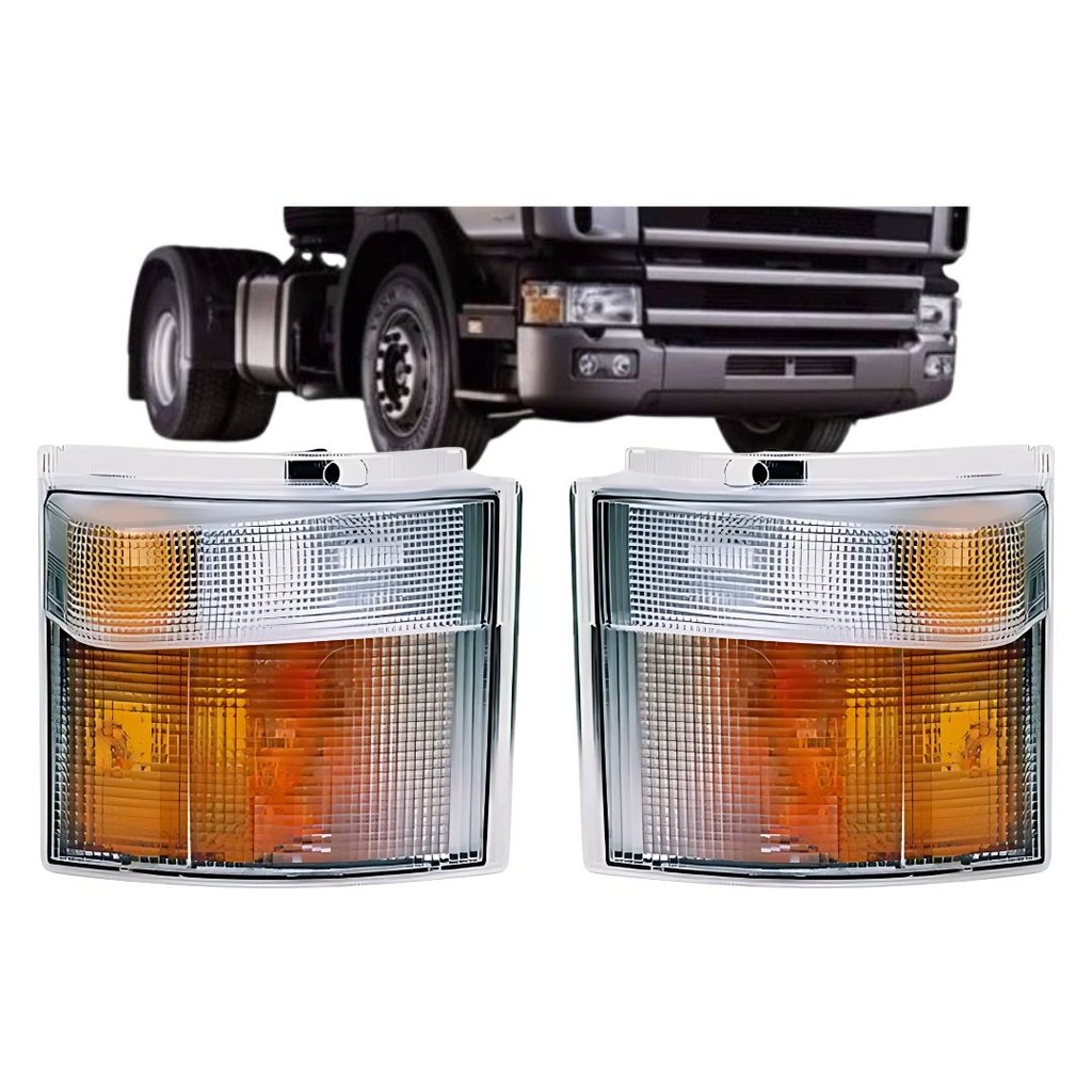 Par Lanterna Pisca Seta Para Caminhão Scania S4 Serie 4 Sem Soquete 1349783 1349784 em Oferta na Shopee