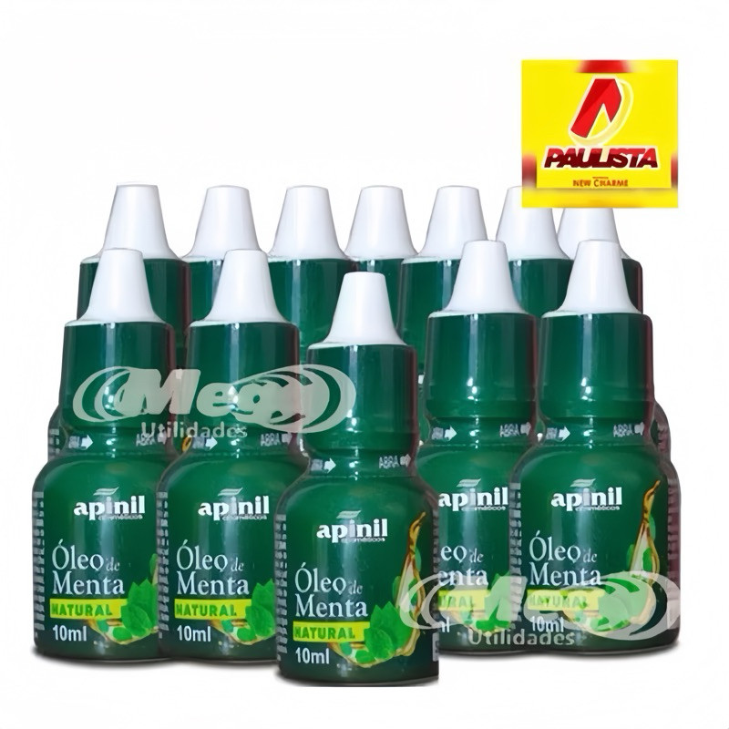 óleo de menta natural apinil kit 8pçs em Oferta na Shopee