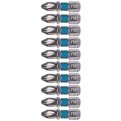 Bits Curto Phillips 1/4 POL 25 mm PH2 com 10 Peças GROSS