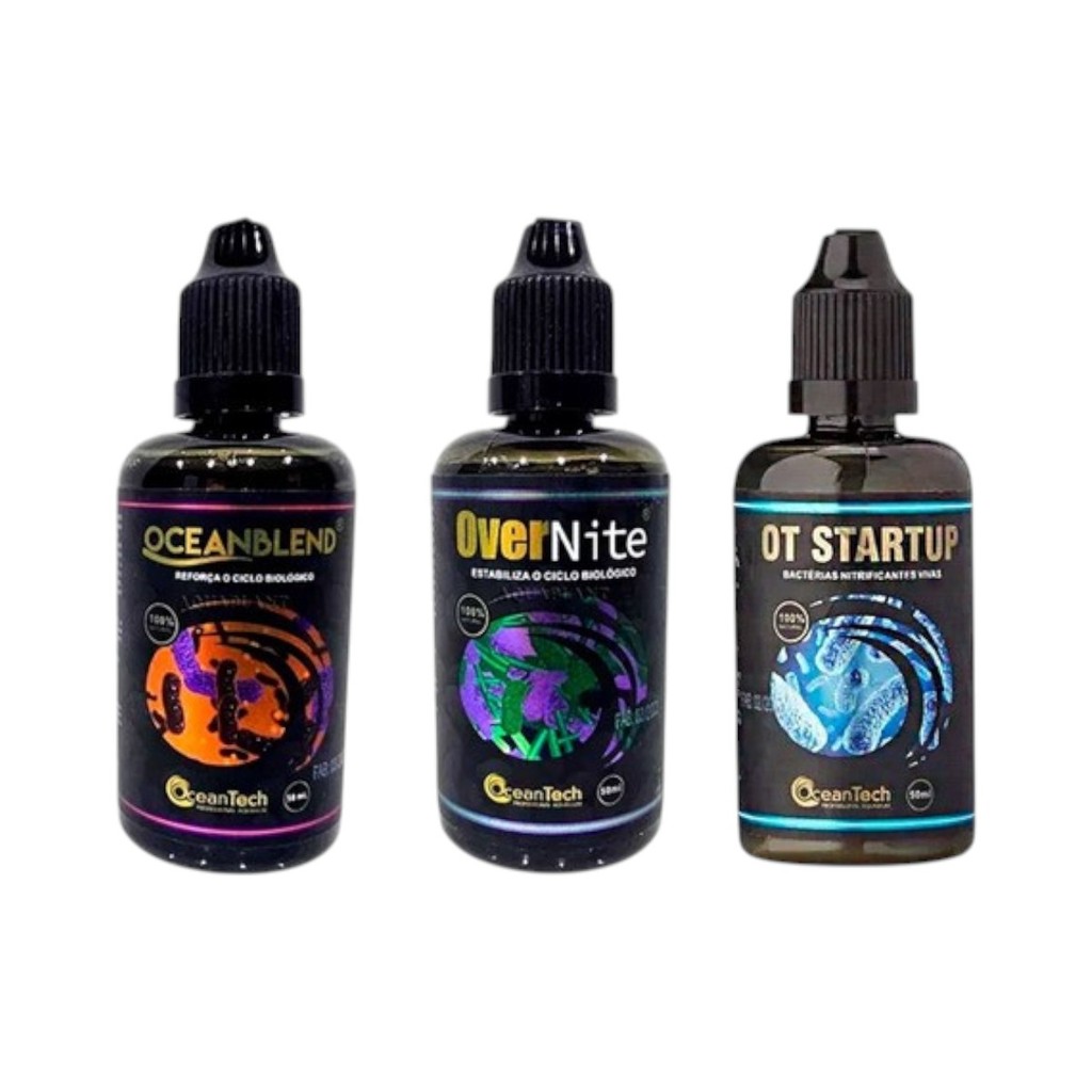 Ocean Blend + Over Nite + Start Up - Kit 50ml Ocean Tech