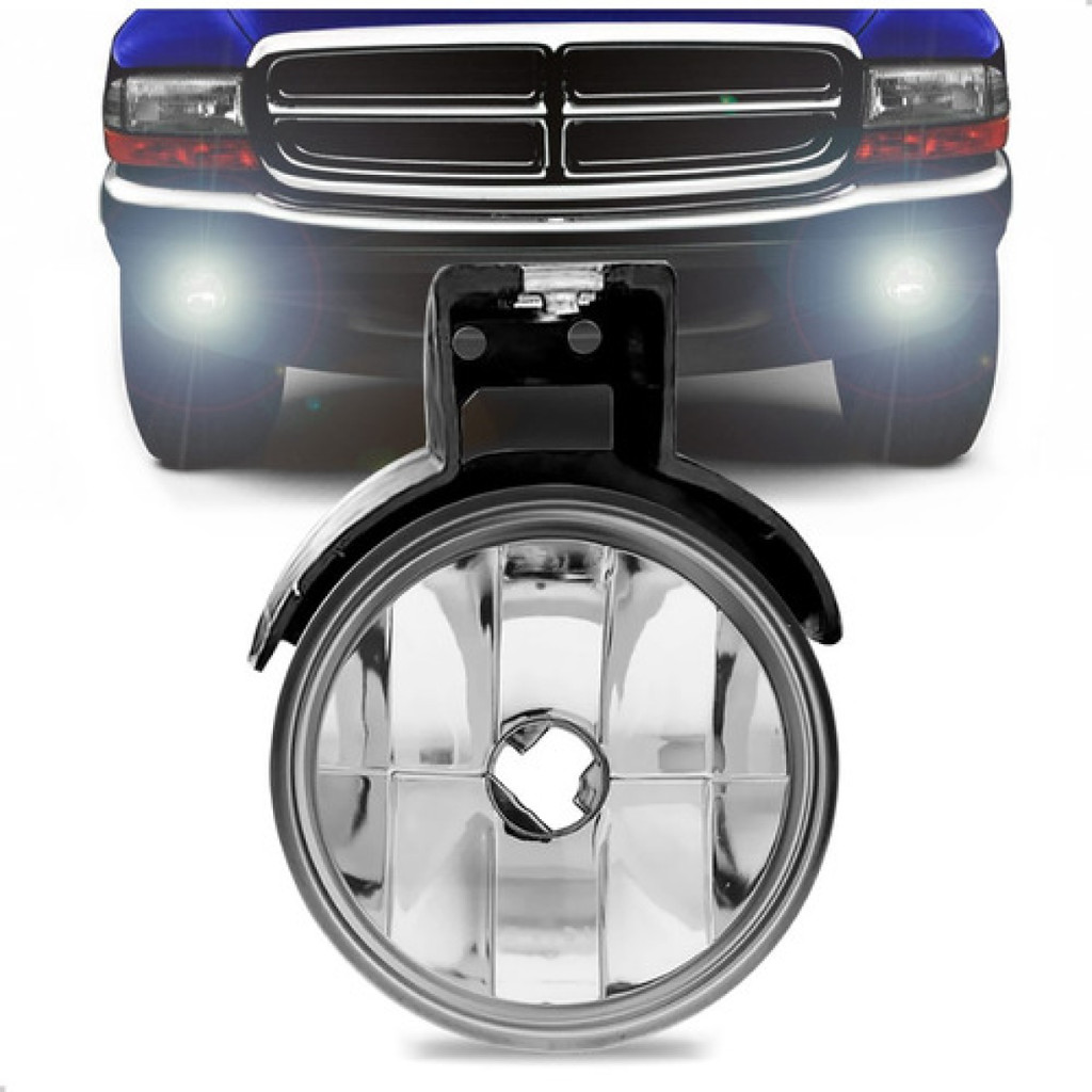 Farol de Neblina Dodge Dakota Dianteiro ano modelo 1997 1998 1999 2000 Tyc, peça referencia de mercado, entrega rapida