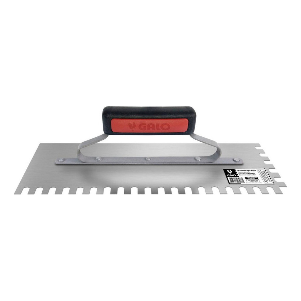Desempenadeira Aço Galo 307/04 Dentada 15mm Azulejista 12x40 em Oferta na Shopee