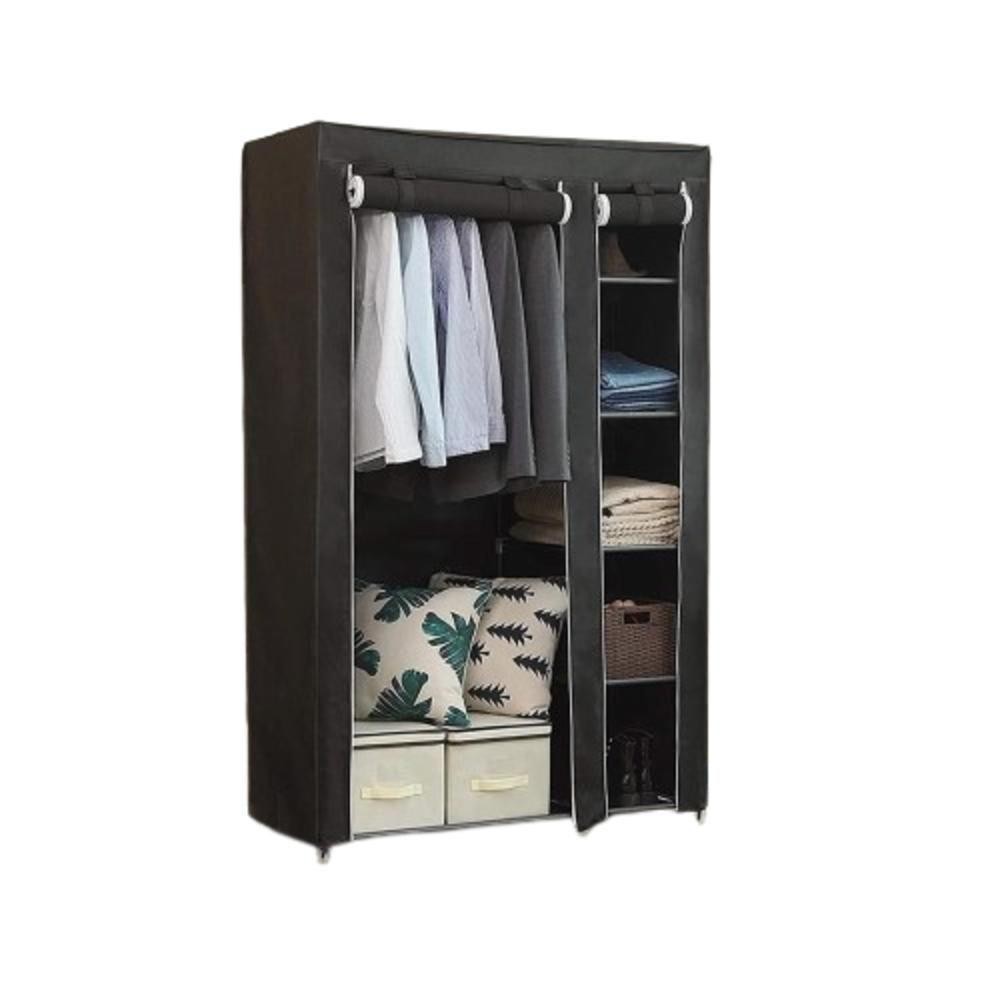 ARARA ORGANIZADOR DUPLO 4 PRATELEIRAS GUARPA ROUPA COMPACTO CABIDEIRO MULTIUSO SAPATEIRA PORTATIL QUARTO