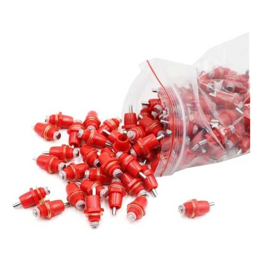 Kit 50 Bebedouro Automático Aves Galinha Frango Codorna Niple