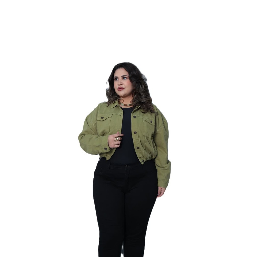 Jaqueta Feminina Sarja Verde - Comprar com Melhor Preço em Jaquetas, Casacos e Coletes