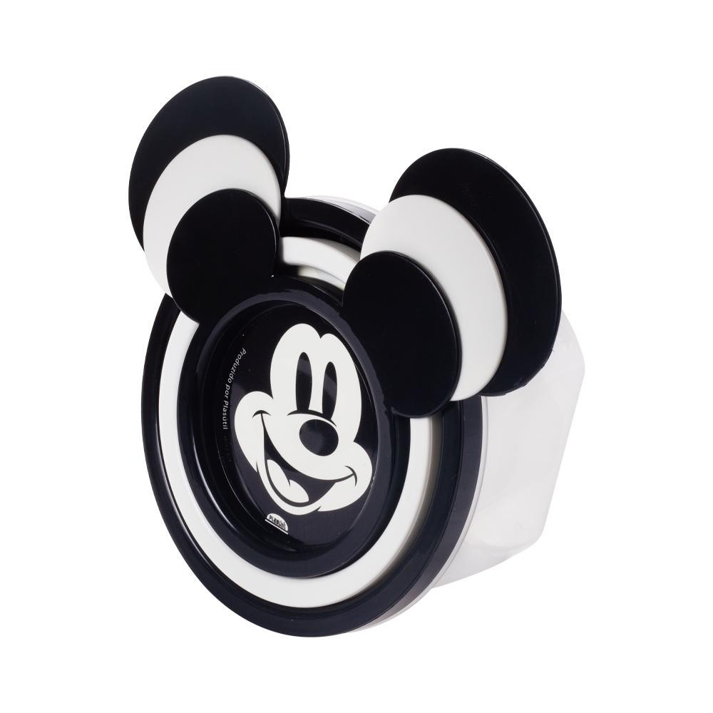 Kit 3 Potes Mickey Lúdico 3D Lancheira Passeio Plasútil em Oferta na Shopee