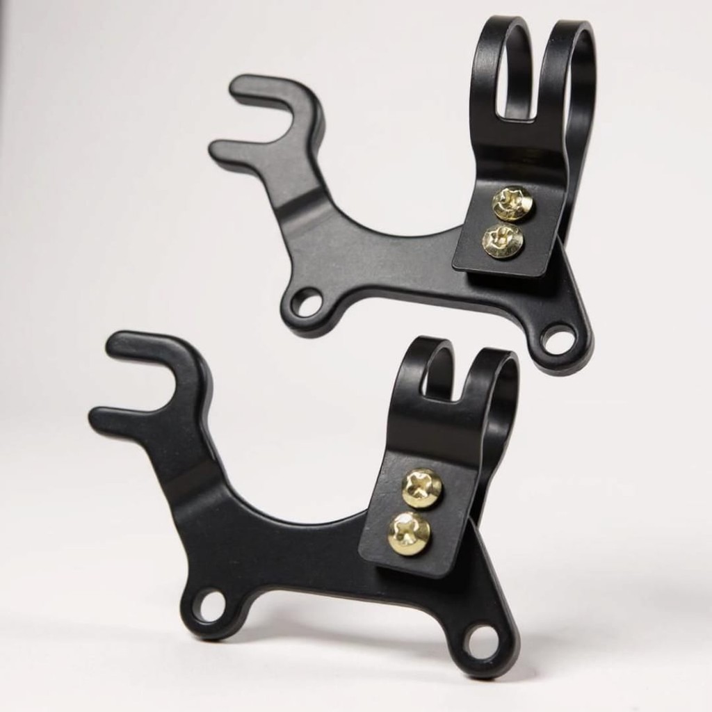 Par Adaptador Freio A Disco Pinca P/ Bicicletas Diant/ Tras