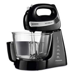 Batedeira Bella Massa Mondial Preto e Inox 500W B-23 NP