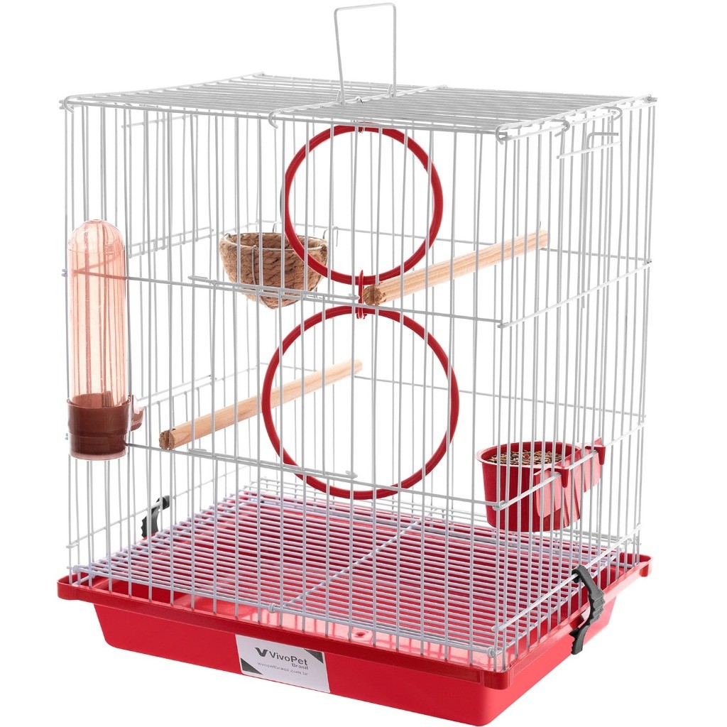 Gaiola Caçulinha Periquito Vivopet Várias Cores