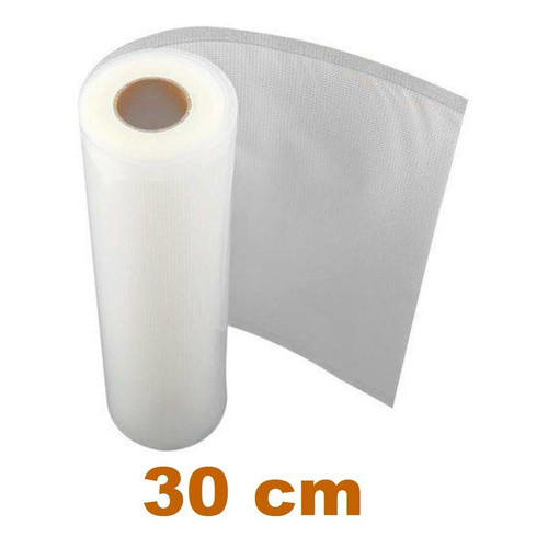 Rolo Saco Embalagem Vácuo Ranhura Seladora 30cm X 5 Metros