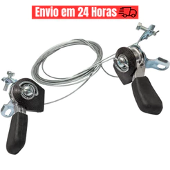 Alavanca De Cambio Bike Trocador 18 e 21 Marchas Bicicleta Aluminio