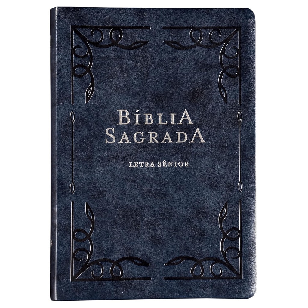 Bíblia Sagrada | NVI | Letra Sênior | Leitura Perfeita | Capa Luxo Azul em Oferta na Shopee