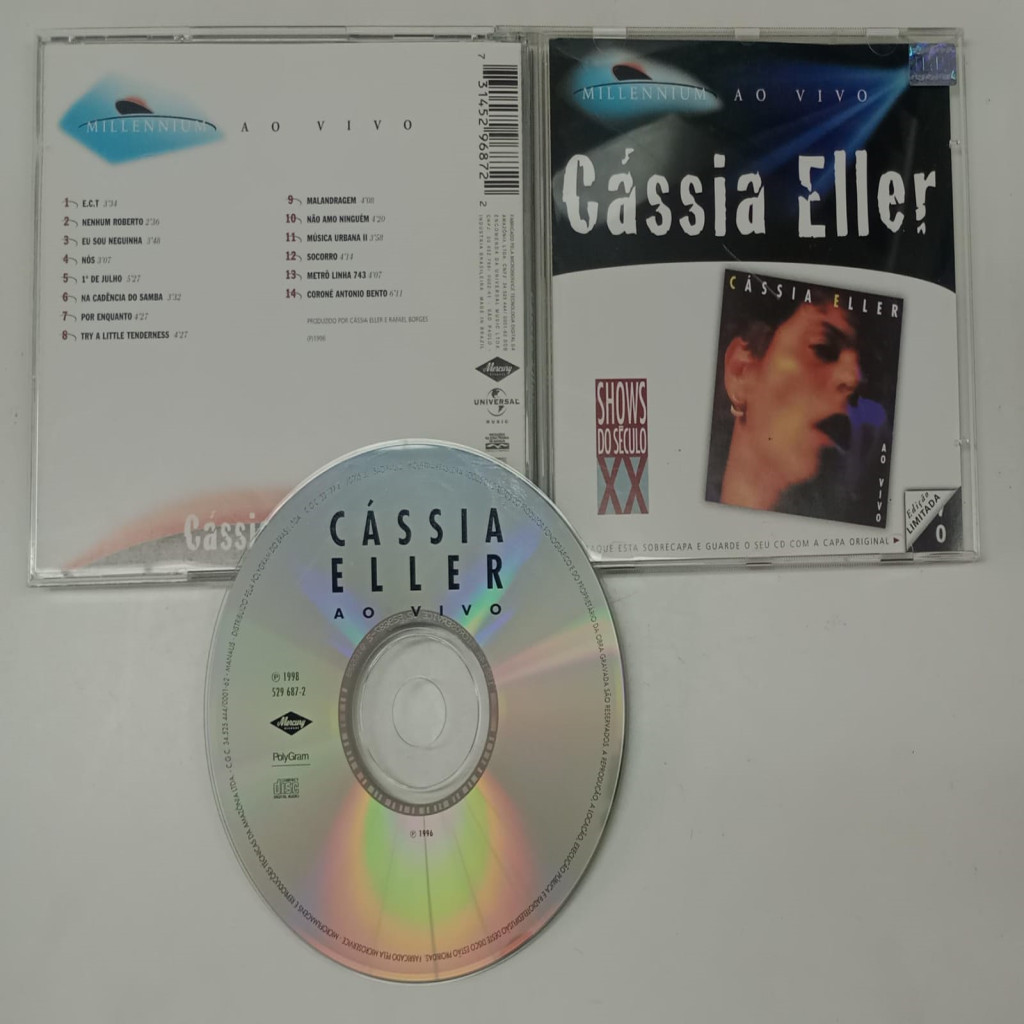 CD CÁSSIA ELLER AO VIVO - CÁSSIA ELLER