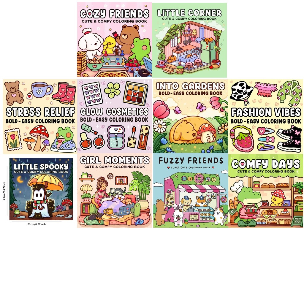 Livro ilustrado  livro colorir 21*21