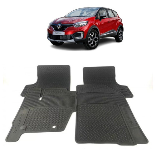 Jogo Tapete Borracha Original Captur em Oferta na Shopee